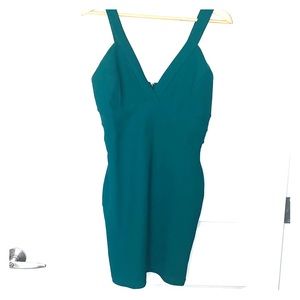 Emerald Green Mini Dress